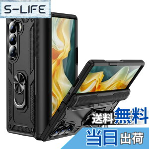 �y���������zEDu Galaxy Z Fold6�P�[�X �M�����N�V�[�[�b�g�t�H�[���h6�P�[�X �����O�t��/�����Y�ی�/�X�^���h�@�\/���C�q���W/�X�g���b�v�t��/�S�g�ی�/�ϏՌ�/�������/�����h�~ �u���b�N �F�F