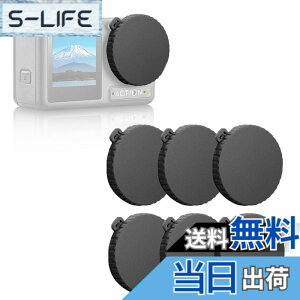 �y���������z�����Y�L���b�v 6�� For DJI Osmo Action 4/Action 3/Action 5 pro �A�N�Z�T���[ �ėp �����Y�J�o�[ ���h�~ �h�o ����h�~ �����Y �p �ی�J�o�[ �F�F�u���b�N