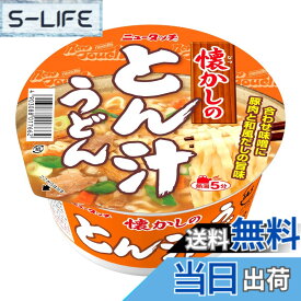 【送料無料】ヤマダイ ニュータッチ 懐かしのとん汁うどん 95g x12個