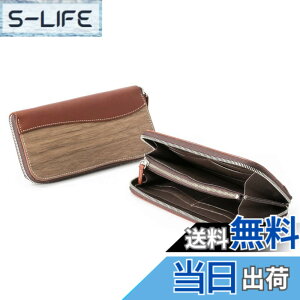 �y���������z[VARCO REAL WOOD] Round zip wallet �����z ���E���h�t�@�X�i�[ ���E���h�W�b�v �E�H���b�g �����Y ���f�B�[�X �{�v �V�R�� �E�b�h ���U�[ ���{�� �F�F�����K