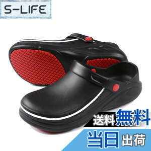 �y���������zTENOCEE(�e�m�V�j �R�b�N �V���[�Y �~�[ ��ƌC ���[�N�}�� �C �H�i�֌W��Ɨp �����C �L�b�`���V���[�Y �ϖ� �ϊ� �h�� �j�����p 22.5-27.0cm�Ή� �F�F�u���b�N�A�T�C�Y�F27.5~28.0 cm 3E