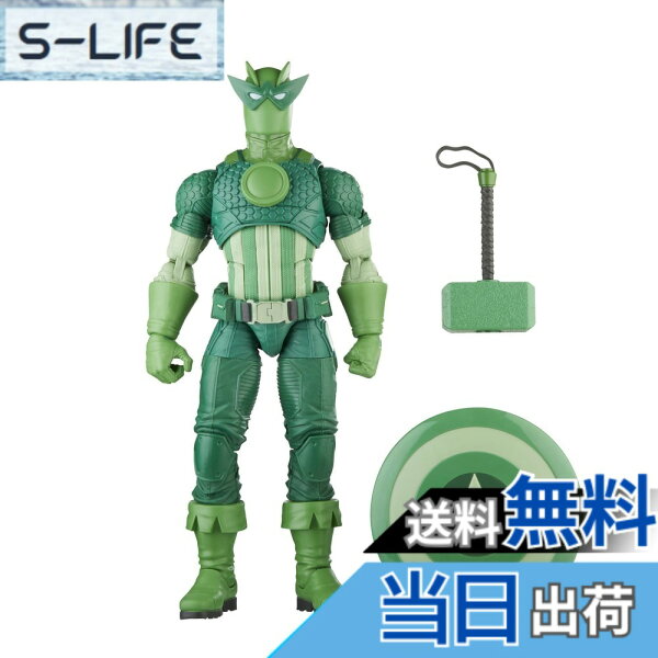 【送料無料】Hasbro Marvel Legendsシリーズ スーパーアダプトイド アベンジャーズ 60周年記念 コレクションサイズ 高さ12インチ アクションフィギュア 6インチスケール, F7091 色：グリーン、サイズ：12 inches tall