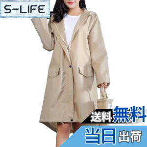 �y���������z[three Joy] �y������ꃌ�C���R�[�g�z���[�o�b�O�t�� ���f�B�[�X �|���`�� �W�b�v�A�b�v �{�^�� ���R�d�l �t�[�h 6�J���[ M-2XL �F�F�x�[�W���A�T�C�Y�FL