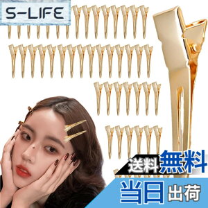 �y���������z�_�b�J�[�� �w�A�N���b�v �v���p 50�{�Z�b�g �O�� �U�� ���e�� ������ �w�A�s�� ���j���N���b�v DIY NYANDELMO �F�F�S�[���h�A�T�C�Y�F45mm/50�{�Z�b�g