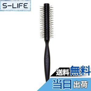 �y���������zDenman Curling Vented Barrel Round Hair Brush with Nylon Bristles for Fast Drying, Volume and Creating Movement in the Hair, Black, D73 �F�F�u���b�N�A�T�C�Y�F1�� (x 1)