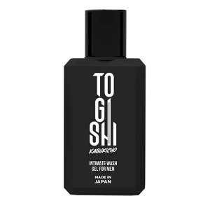 【送料無料】TOGISHI 男性用 メンズ向け デリケートゾーンソープ 【乾燥肌 敏感肌 消臭 保湿】100ml 色:ブラック