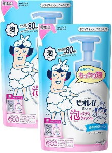 【送料無料】ビオレu 泡ボディウォッシュ つめかえ用, フレッシュフローラルの香り, 480ml, 泡タイプ