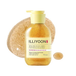 【送料無料】Illiyoon 公式 イリユン フレッシュモイスチャー ボディスクラブ ウォッシュ 400ml シトラスの香 ビタミンC 低刺激 角質ケア ボディソープ 韓国コスメ