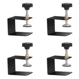 【送料無料】RekiLife クランプ c型クランプ デスク C型 固定金具 小型 家具 工具 固定 調節可 色:ブラック