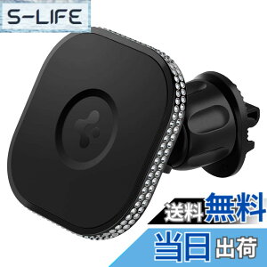 �y���������zSpigen �ԍڃz���_�[ �}�O�l�b�g MagSafe�p �X�}�z�z���_�[ �L���[�r�b�N�W���R�j�A �� �X�}�z�X�^���h �G�A�R�������o������ iPhone 13 12 Pro Max Mini �������� 360�x��] �Ў�E�� ����