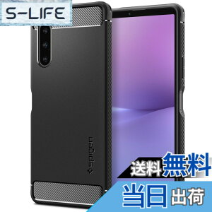 �y���������zSpigen Xperia 10V �P�[�X SOG11 / SO-52D TPU �\�t�g�P�[�X �ČRMIL�K�i�擾 �ϏՌ� �Ռ��z�� ���h�~ �J�����ی� Qi�[�d ���C�����X�[�d ���M�b�h�E�A�[�}�[ ACS06202 (�}�b�g�E�u���b�N)