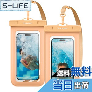�y���������zSpigen �X�}�z �h���P�[�X 2���Z�b�g ���� iPhone Pixel Xperia �ő�8.2�C���`�Ή� �^�b�`�\ ��F�� ���� �����B�e �����C ���� �ނ� �C IPX8�F�� ���S�h�� �l�b�N�X�g���b�v�t�� A601 ACS06