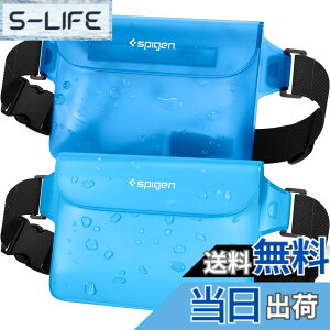 �y���������zSpigen ���S�h�� �E�G�X�g�|�[�` 2���Z�b�g ���� IPX8�F�� �C �v�[�� �� ���s �A�E�g�h�A �X�}�z���[�\ �O�d�`���b�N �x���N�� PVC ��e�� �h���o�b�O A620 AMP06020 (�V�[�E�u���[)