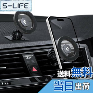 �y���������zSpigen �X�}�z�z���_�[ �ԁy2 in 1 �\���z���͂ȃ}�O�l�b�g���� MagSafe�����O�t�� �ǉ��_�b�V���{�[�h�}�E���g�t�� �X�}�z�X�^���h �ԍ� iPhone 16/15/14/13/12�V���[�Y MFT13 ACP08316 (�}�b