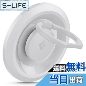 �y���������zSpigen O-Mag Ring (MagFit) ���C�d�b�z���_�[�O���b�v MagSafe�p (iPhone 16 Pro Max, 16 Pro, 16 Plus, 16, 15, 14, 13, 12�V���[�Y) - �z���C�g