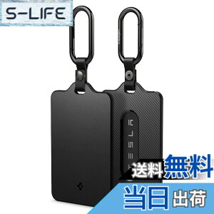 �y���������zSpigen Tesla �J�[�h�z���_�[�P�[�X �e�X���A�N�Z�T���[ Tesla Model 3 2023�A2024 highland/Y/X/S - 2�p�b�N�ACarbon Edition�ƌ݊� TO243 ACP07175 (�u���b�N)