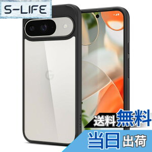 �y���������zSpigen Pixel 9 / 9 Pro �P�[�X �N���A ���C�����X�[�d�Ή� �o���p�[2�d�\�� �X�g���b�v�z�[���t�� �ČRMIL�K�i�擾 �ϏՌ� ���菝�h�~ ���΂ݖ��� �E���g���E�n�C�u���b�h ACS07690(�}�b
