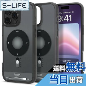 �y���������zSpigen iPhone 16 Pro �P�[�X MagSafe�Ή� �N���A �X�g���b�v�z�[�� �ČRMIL�K�i �E���g���E�n�C�u���b�h�E�}�O�t�B�b�g ACS08384 (�N���V�b�N�E�u���b�N)