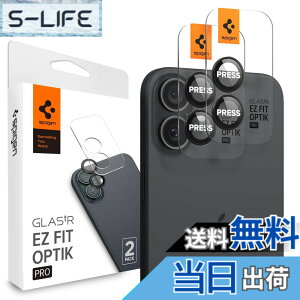 �y���������zSpigen iPhone16 �J�����ی� iPhone16Plus �J�����ی�t�B���� 9H�d�x�����K���X iPhone16/16Plus�Ή� �u���b�N �����Y�v���e�N�^�[ 2����