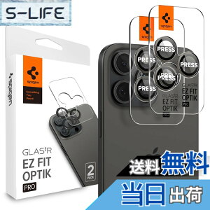 �y���������zSpigen iPhone 16 Pro �J�����ی� iPhone16 Pro Max �J�����ی�t�B���� 9H�d�x�����K���X �`�^�j�E�� �����Y�v���e�N�^�[ 2����