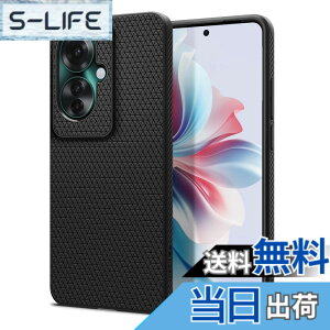 �y���������zSpigen OPPO Reno11 A �P�[�X TPU �\�t�g�P�[�X �ϏՌ� �ČRMIL�K�i�擾 �J�����ی� ���h�~ �Ռ��z�� Qi�[�d ���C�����X�[�d ���L�b�h�E�G�A�[ ACS08439(�}�b�g�E�u���b�N)