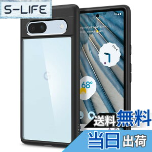�y���������zSpigen Google Pixel 7a �P�[�X �N���A ���C�����X�[�d�Ή� �o���p�[2�d�\�� �X�g���b�v�z�[���t�� �ČRMIL�K�i�擾 �ϏՌ� ���菝�h�~ ���΂ݖ��� �E���g���E�n�C�u���b�h ACS05818 (�}