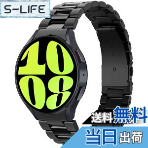 �y���������zSpigen Galaxy Watch 6 44mm �o���h �X�e�����X�� �V���o�[ �����\ �������t�� �����x���g �`�F�[�� ���^�� 3�A �x���g ������� ���_���E�t�B�b�g AMP06499 (�u���b�N)
