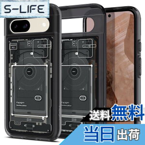 �y���������zSpigen Google Pixel 8a �P�[�X �N���A ���C�����X�[�d�Ή� �o���p�[2�d�\�� �X�g���b�v�z�[���t�� �ČRMIL�K�i�擾 �ϏՌ� ���菝�h�~ ���΂ݖ��� �E���g���E�n�C�u���b�h ACS07261 (�[