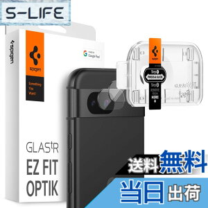 �y���������zSpigen Google Pixel8a �K���X�t�B���� �J�����t�B���� �ی� �J���� �����Y 2���� Glas tR EZ Fit Optik AGL07465
