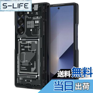 �y���������zSpigen Galaxy Z Fold 6 �P�[�X �N���A ���C�����X�[�d�Ή� �o���p�[2�d�\�� �ČRMIL�K�i�擾 �ϏՌ� ���菝�h�~ ���΂ݖ��� �E���g���E�n�C�u���b�h �v�� ACS08282 (�[���E����)
