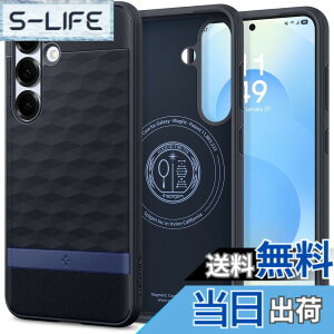 �y���������zSpigen Galaxy S25 �P�[�X Magfit�Ή� �ϋv�� �\�t�g �ق��肪�t���ɂ����f�� �c�[�g���J���[ �p�����b�N�X�E�}�O�t�B�b�g ACS09064 (�l�C�r�[�E�o�C�I���b�g)