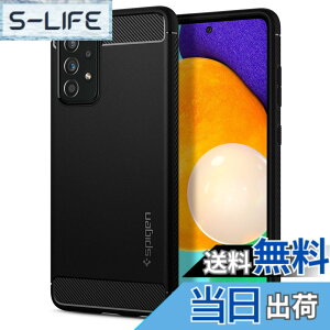�y���������zSpigen Galaxy A52 5G �P�[�X SC-53B TPU �\�t�g�P�[�X �ČRMIL�K�i �ϏՌ� �h�o �Ռ��z�� ���h�~ �J�����ی� Qi�[�d ���C�����X�[�d ���M�b�h�E�A�[�}�[ ACS02315 (�}�b�g�E�u���b�N)