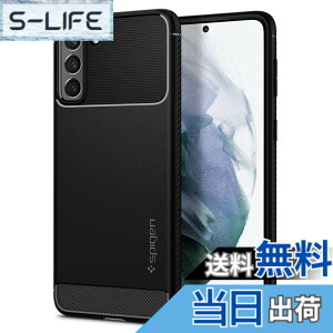 �y���������zSpigen Galaxy S21 �P�[�X [ SC-51B | SCG09 ] �ČRMIL�K�i �ϏՌ� TPU �\�t�g�J�o�[ �Ռ��z�� ���h�~ �J�����ی� Qi�[�d ���C�����X�[�d ���M�b�h�E�A�[�}�[ ACS02421 (�}�b�g�E�u���b�N)