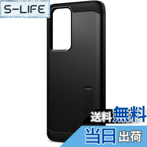 �y���������zSpigen Galaxy S21 Ultra �P�[�X [ SC-52B ] �ϏՌ� �X�^���h�@�\ �ČRMIL�K�i�擾 �O�w�\�� �J�����ی� ���h�~ �Ռ� �z�� Qi�[�d ���C�����X�[�d �^�t�E�A�[�}�[ ACS02354 (�u���b�N)