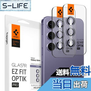 �y���������zSpigen Galaxy S24 FE/Plus �J�����ی�t�B���� �o�C�I���b�g 2�Z�b�g �\��t���L�b�g�t�� �����ߗ� �d�x9H �ϏՌ� �M�����N�V�[ S24 FE/Plus �Ή� �����Y�ی�t�B���� EZ Fit Optik Pro
