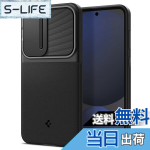 �y���������zSpigen Galaxy S24 FE �P�[�X �J�����J�o�[ �����Y�ی� �}�b�g �ϏՌ� �ČRMIL�K�i �I�v�e�B�b�N�E�A�[�}�[ ACS08626 (�u���b�N)