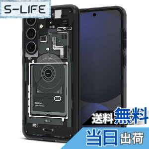 �y���������zSpigen Galaxy S24 FE �P�[�X 2�d�\���o���p�[�P�[�X �n�C�e�N�f�U�C�� �ČRMIL�K�i�擾 �ϏՌ� ���菝�h�~ ���΂ݖ��� ���C�����X�[�d�Ή� �E���g���E�n�C�u���b�h ACS08621 (�[���E��