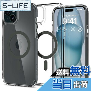 �y���������zSpigen �y�n��18�N�̋Z�p�́z iPhone 15 �P�[�X MagSafe �N���A �ϏՌ� �ČRMIL�K�i�擾 �X�g���b�v�z�[�� ���ϗ}�� ���� �X�g���b�v�z�[�� 2�d�\�� �����Y�ی� �C�菝�h�~ MagSafe ���C��