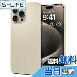 �y���������zSpigen �y�n��18�N�̋Z�p�́z iPhone 15 Pro Max �P�[�X �}�b�g ���^ �y�� �ČRMIL�K�i �w��h�~ ���C�����X�[�d �V���E�t�B�b�g ACS06551 (�~���[�g�E�x�[�W��)