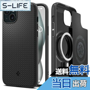 �y���������zSpigen �y�n��18�N�̋Z�p�́z iPhone 15 �P�[�X MagSafe �ϏՌ� ���^ �X�g���b�v�z�[�� �y�� ���炳�� �ČRMIL�K�i�擾 2�d�\�� �����Y�ی� �w��h�~ �C�菝�h�~ �}�b�g�d�グ ���C����