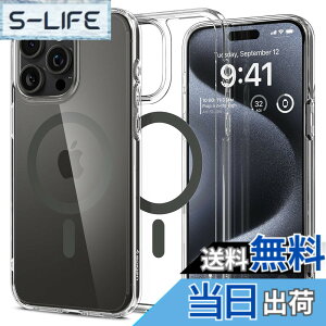 �y���������zSpigen �y�n��18�N�̋Z�p�́z iPhone 15 Pro �P�[�X MagSafe �N���A �ϏՌ� �ČRMIL�K�i�擾 �X�g���b�v�z�[�� ���ϗ}�� ���� �X�g���b�v�z�[�� 2�d�\�� �����Y�ی� �C�菝�h�~ MagSafe ���C