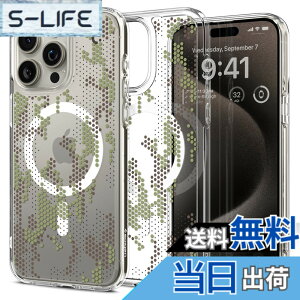 �y���������zSpigen �y�n��18�N�̋Z�p�́z iPhone 15 Pro �P�[�X �N���A MagSafe�Ή� �ϏՌ� �X�g���b�v�z�[�� ���ϖh�~ �o���p�[ �ČRMIL�K�i �E���g���E�n�C�u���b�h�E�}�O�t�B�b�g ACS07773 (�f�W�^
