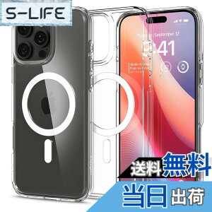 �y���������zSpigen �y�n��18�N�̋Z�p�́ziPhone 16 Pro Max �P�[�X MagSafe�Ή� �N���A ���� �X�g���b�v�z�[�� �ČRMIL�K�i �E���g���E�n�C�u���b�h�E�}�O�t�B�b�g ACS07998 (�z���C�g)