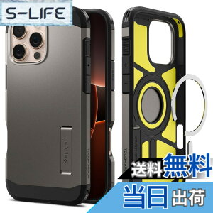 �y���������zSpigen �y�n��18�N�̋Z�p�́ziPhone 16 Pro Max �P�[�X MagSafe�Ή� �}�O�l�b�g���� �X�^���h �}�b�g �ϏՌ� �ČRMIL�K�i �^�t�E�A�[�}�[�iAI�j�E�}�O�t�B�b�g ACS08012 (�K�����^��)