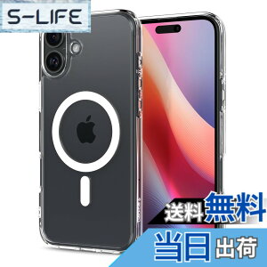 �y���������zSpigen �y�n��18�N�̋Z�p�́z iPhone 16 Plus �P�[�X �N���A MagSafe�Ή� �ϏՌ� �X�g���b�v�z�[�� ���ϖh�~ �o���p�[ �ČRMIL�K�i �E���g���E�n�C�u���b�h�E�}�O�t�B�b�g ACS08075 (�z���C
