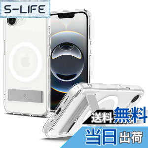 �y���������zSpigen �y�n��18�N�̋Z�p�́z iPhone 16e �P�[�X MagSafe�A�N�Z�T���[�Ή� �}�O�l�b�g���� �N���A �X�^���h�t�� �X�g���b�v�z�[�� �ČRMIL�K�i �E���g���E�n�C�u���b�hS�E�}�O�t�B�b�g 