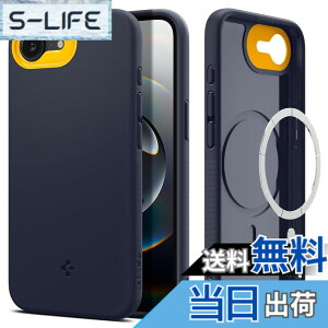 �y���������zSpigen �y�n��18�N�̋Z�p�́z iPhone 16e �P�[�X MagSafe�A�N�Z�T���[�Ή� �}�O�l�b�g���� �X�g���b�v�z�[�� �ČRMIL�K�i �i�m�|�b�v�E�}�O�t�B�b�g ACS09154 (�u���[�x���[�E�l�C�r�[)