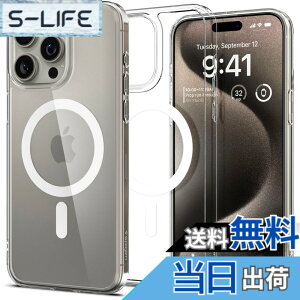 �y���������zSpigen �y�d��29g�̒��y�ʁz iPhone 15 Pro �P�[�X MagSafe�Ή� �ČRMIL�K�i �X�g���b�v�z�[�� �N���A ���^ �ϏՌ� �y�� �o���p�[ �}�O�l�b�g���� 2�d�\�� �G�A�X�L���E�n�C�u���b�h�E�}