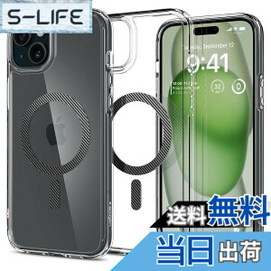 �y���������zSpigen �y�n��18�N�̋Z�p�́z iPhone 15 Plus �P�[�X �N���A MagSafe�Ή� �ČRMIL�K�i �E���g���E�n�C�u���b�h�E�}�O�t�B�b�g ACS06662 (�O���t�@�C�g)