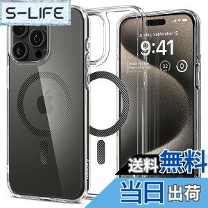 �y���������zSpigen �y�n��18�N�̋Z�p�́z iPhone 15 Pro Max �P�[�X �N���A MagSafe�Ή� �ČRMIL�K�i �E���g���E�n�C�u���b�h�E�}�O�t�B�b�g ACS06578 (�J�[�{���E�t�@�C�o�[)
